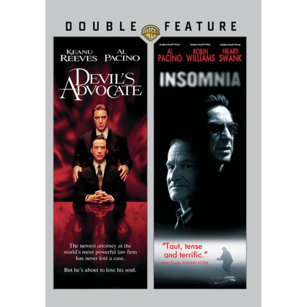 The Devil's Advocate / Insomnia (Double Feature)  DVD